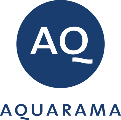 Aquarama logo blue